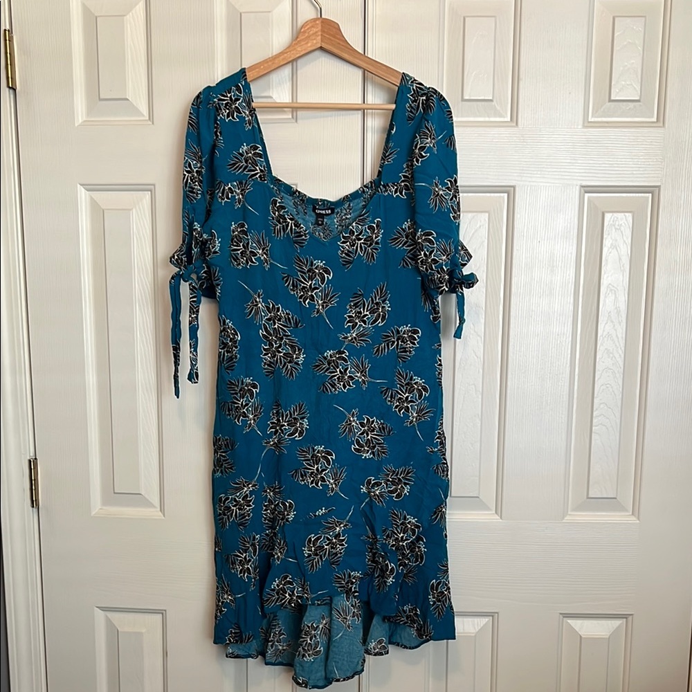 Floral Blue Dress